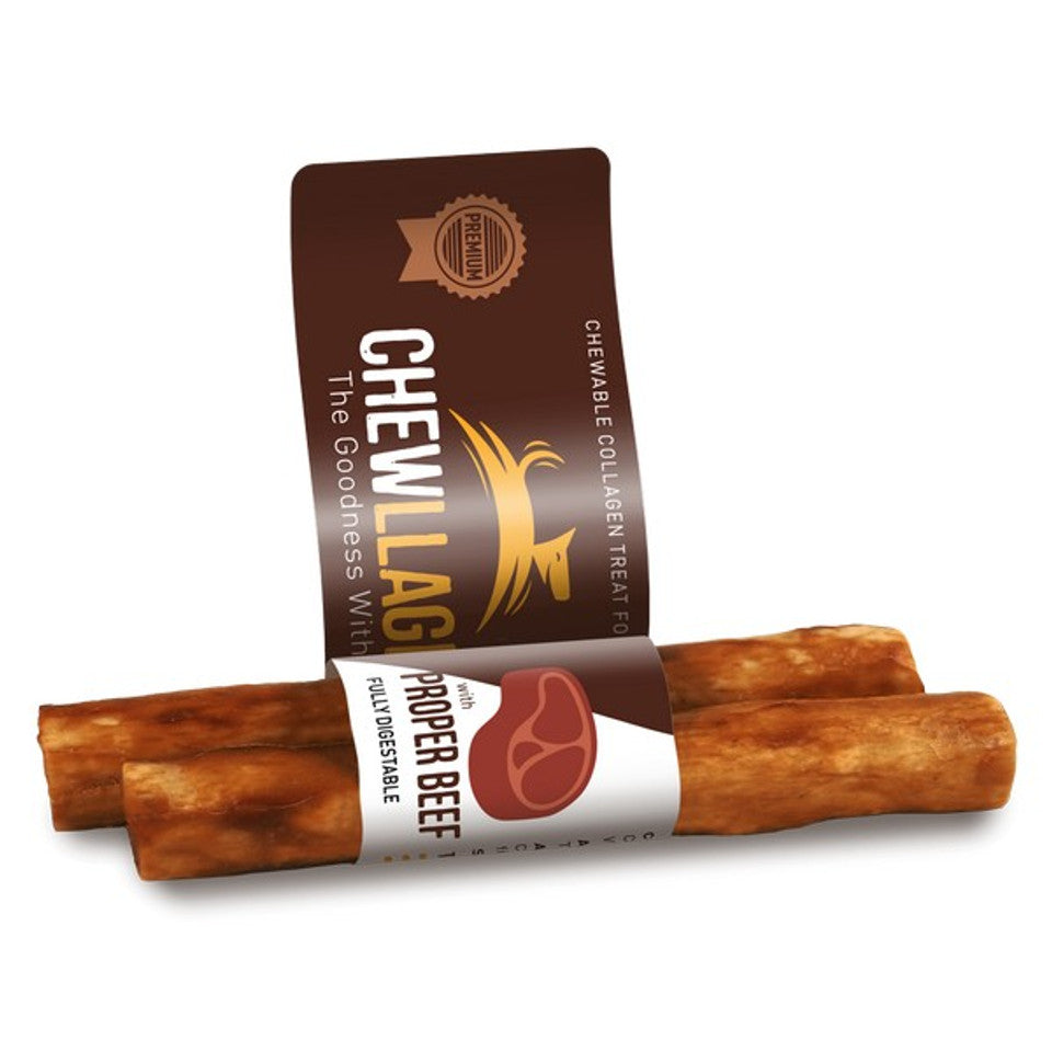 Chewllagen Collagen Beef Flavour Roll Medium 5" x2 pack 50g
