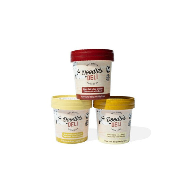 Doodles Deli Beef Frozen Doggy Treats 125ml