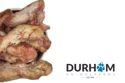 Raw Durham Rabbit Feet 500g