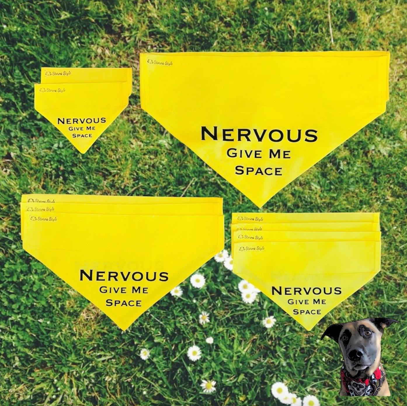 Nervous Pet Bandanas
