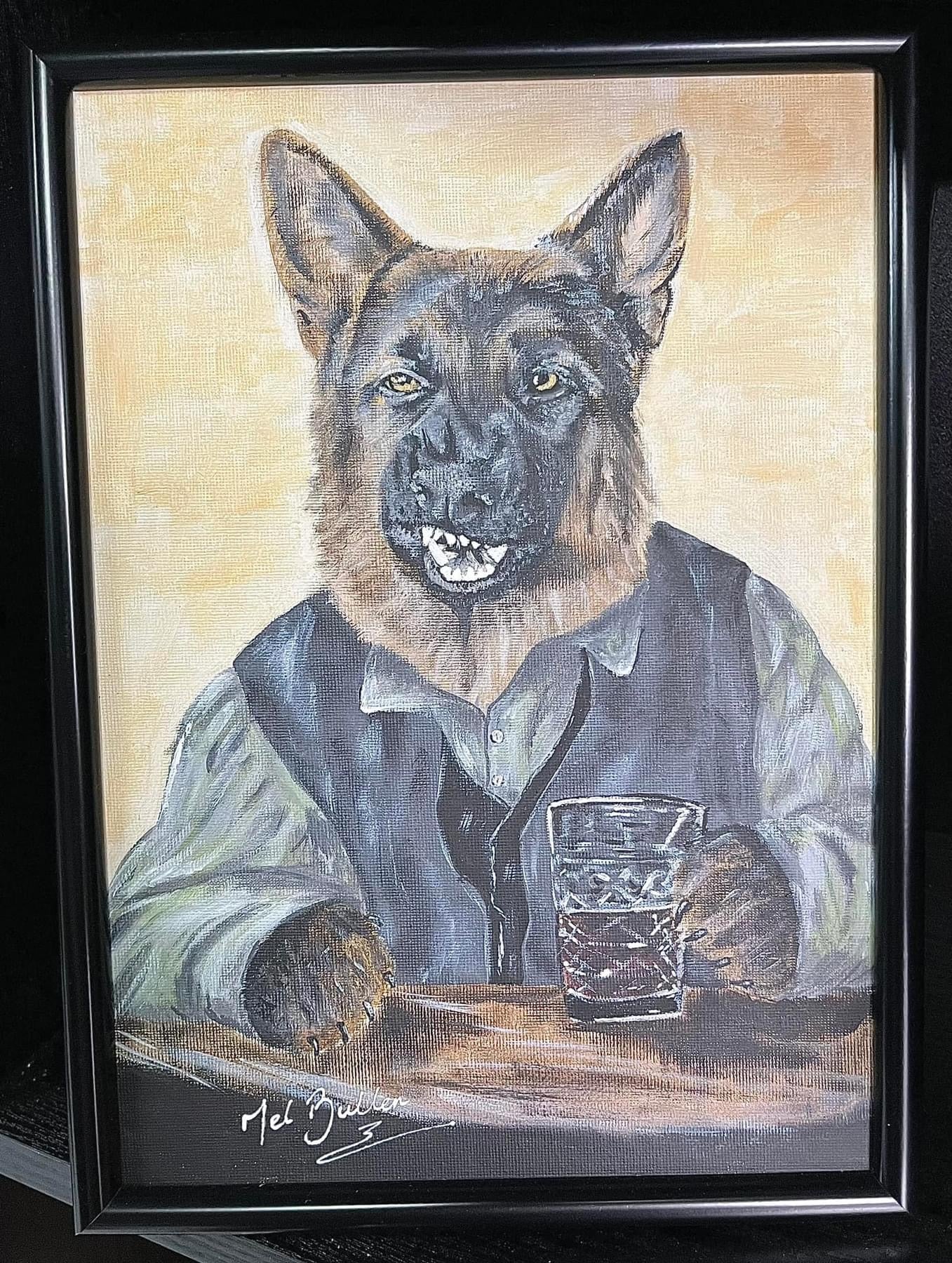 Mel's Crafts - Leave Me Alone German Shepherd