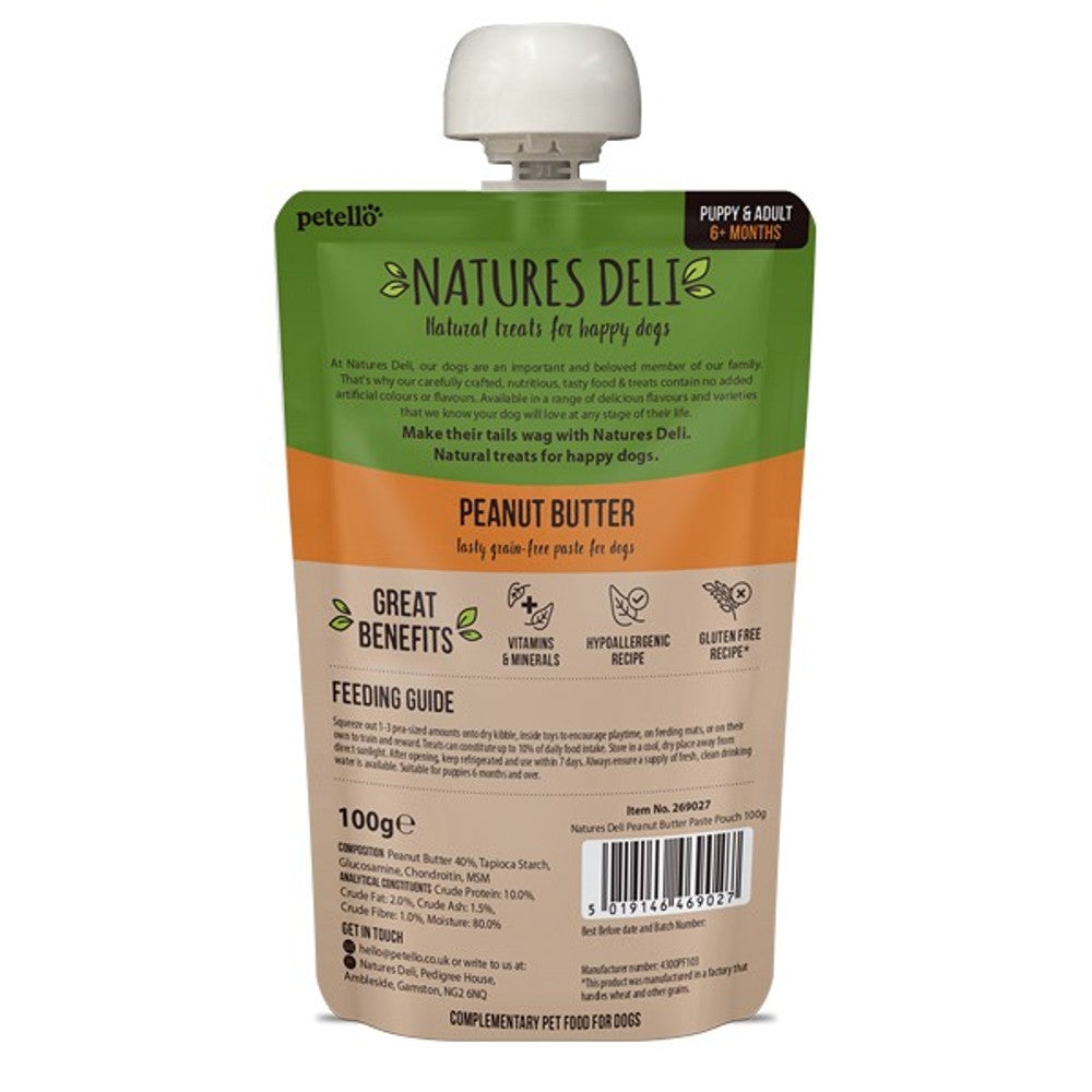 Natures Deli Paste Pouches 100G