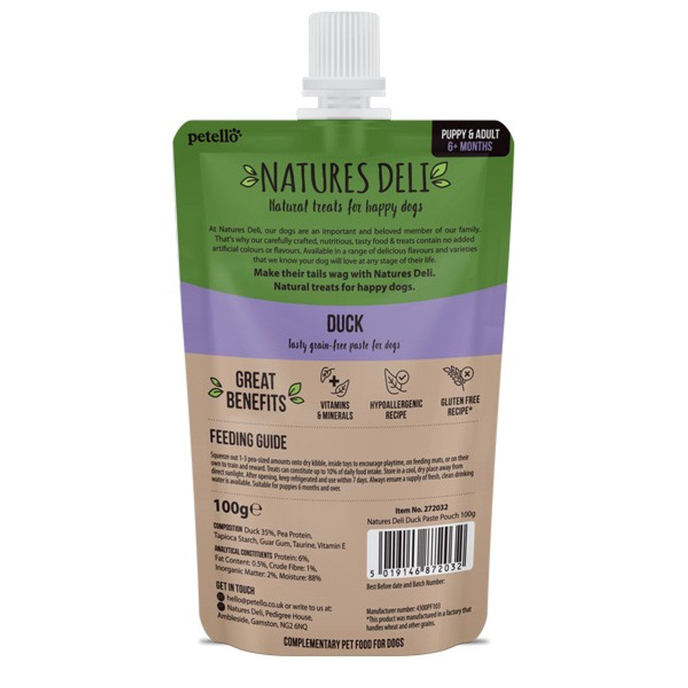 Natures Deli Paste Pouches 100G