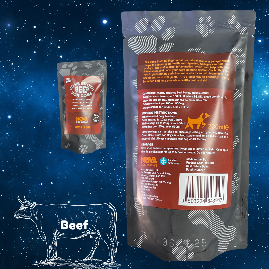 100% Natural Bone Broth for Dogs - 230ml