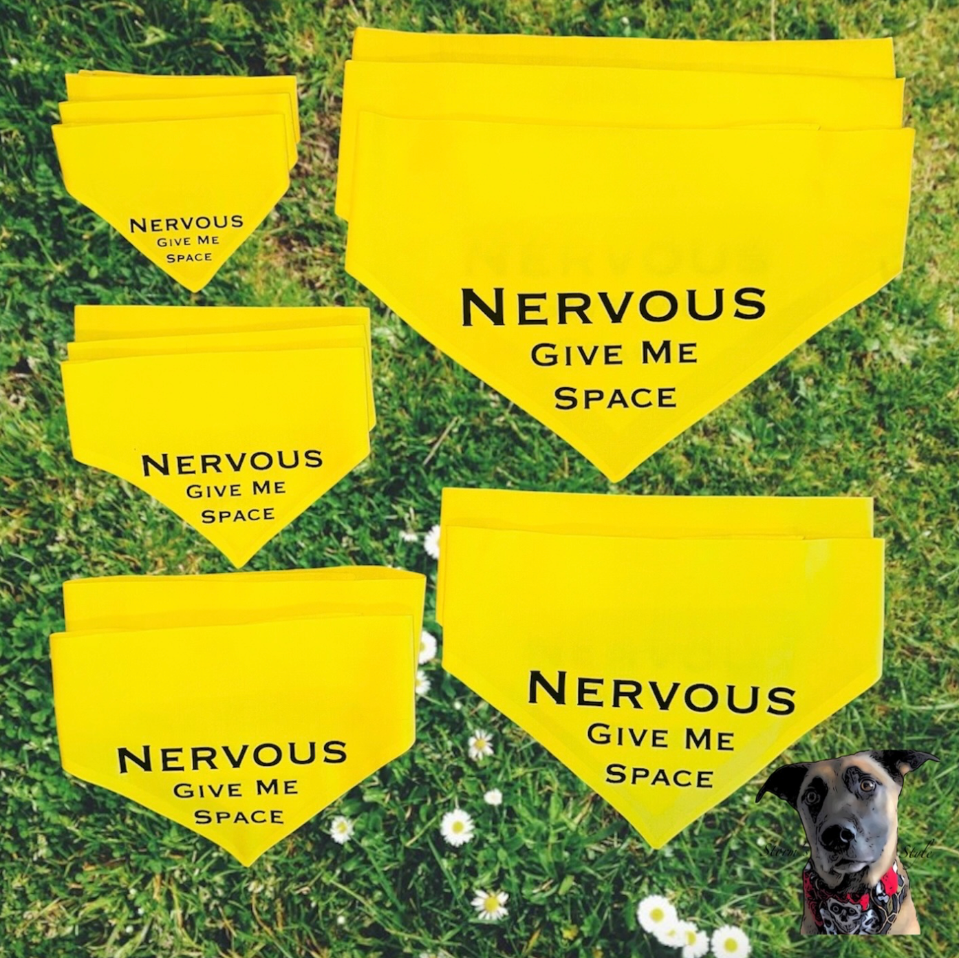 Nervous Pet Bandanas