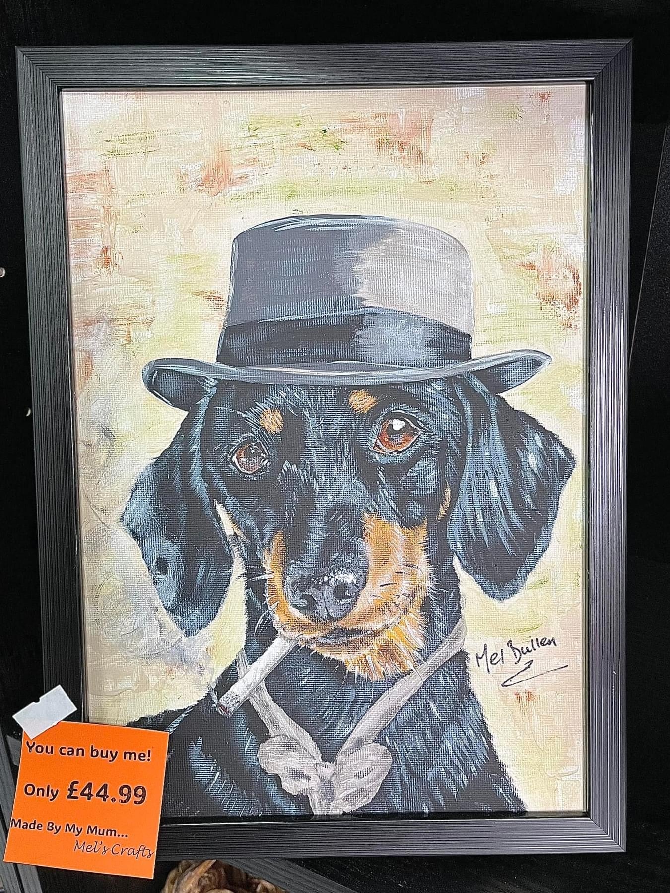 Mel's Crafts - Chain Smoking Dachshund
