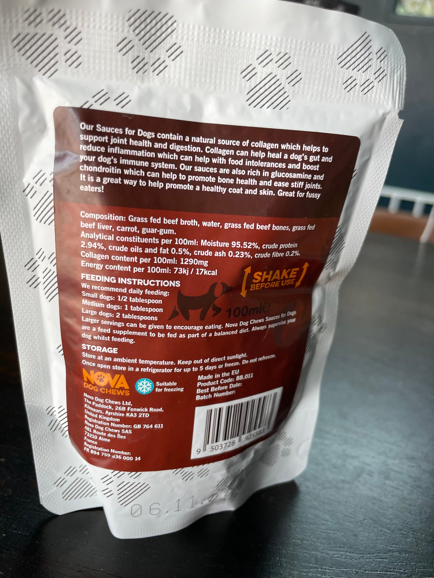 100% Natural Sauce For Dogs - 100ml