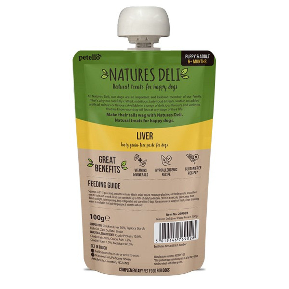 Natures Deli Paste Pouches 100G