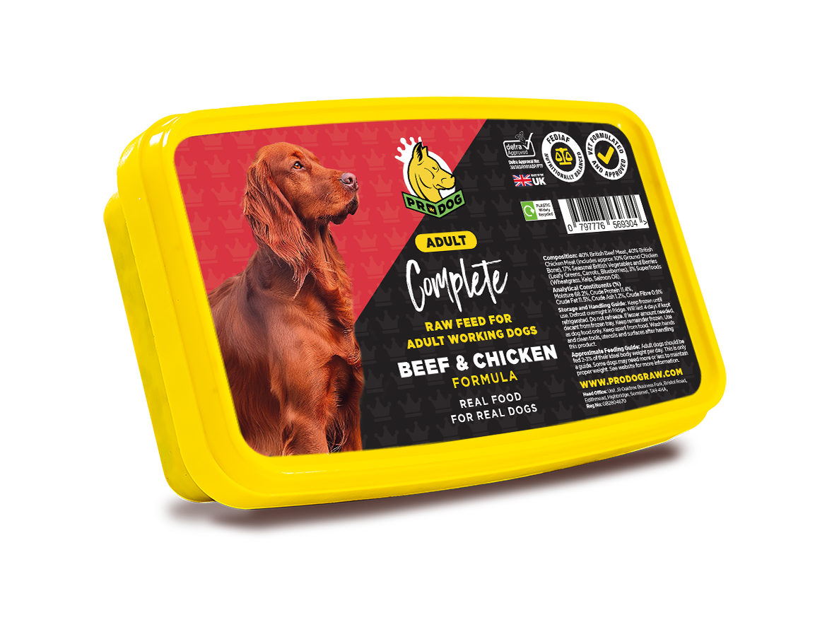 Complete - Beef & Chicken ProDog Raw Dog Food 1KG