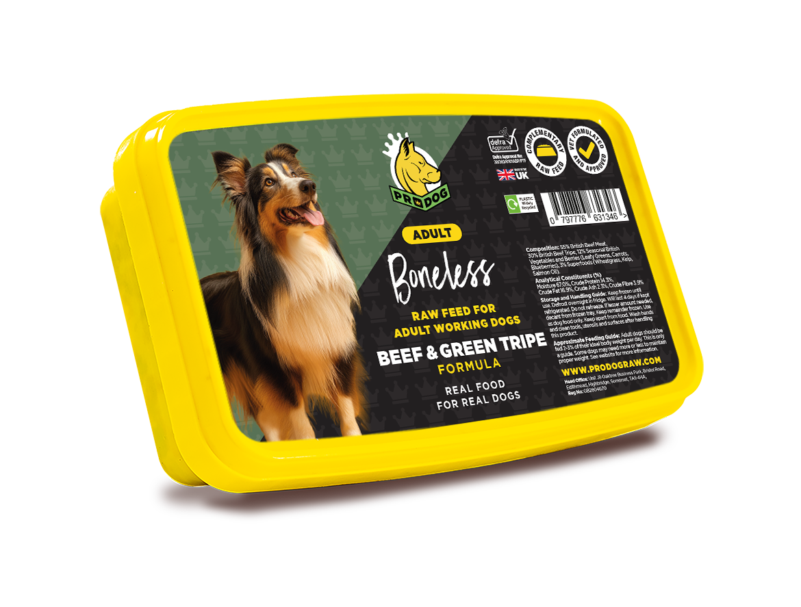 Complete - Beef & Green Tripe ProDog Raw Dog Food 1KG