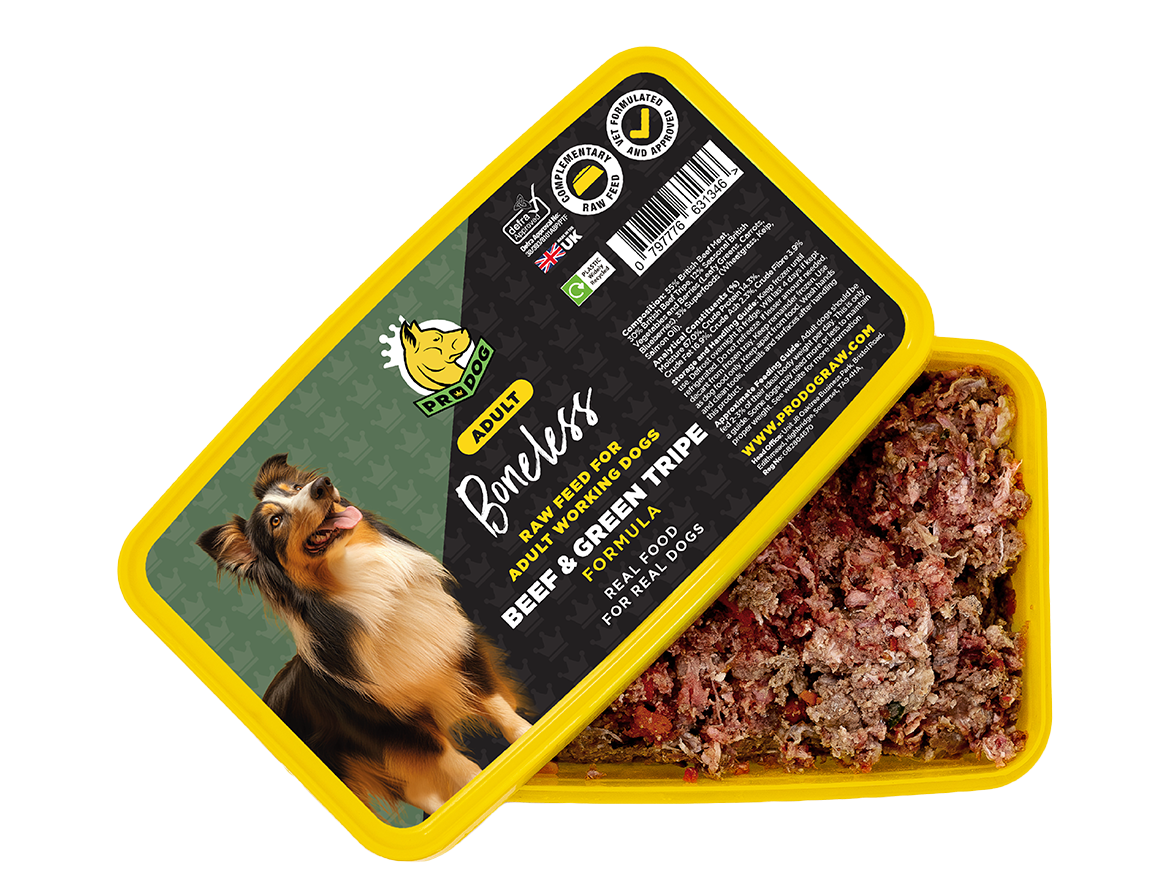 Complete - Beef & Green Tripe ProDog Raw Dog Food 1KG