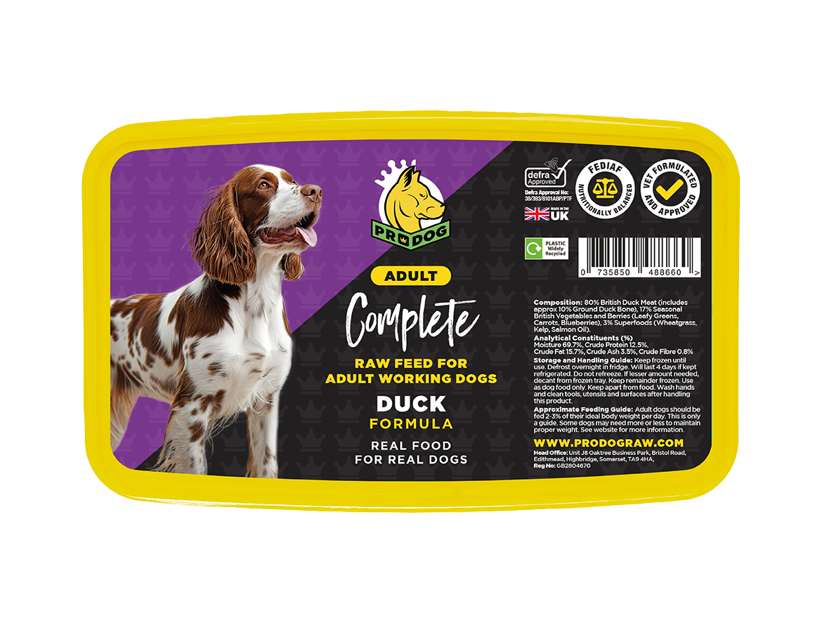 Complete - Duck ProDog Raw Dog Food 1KG
