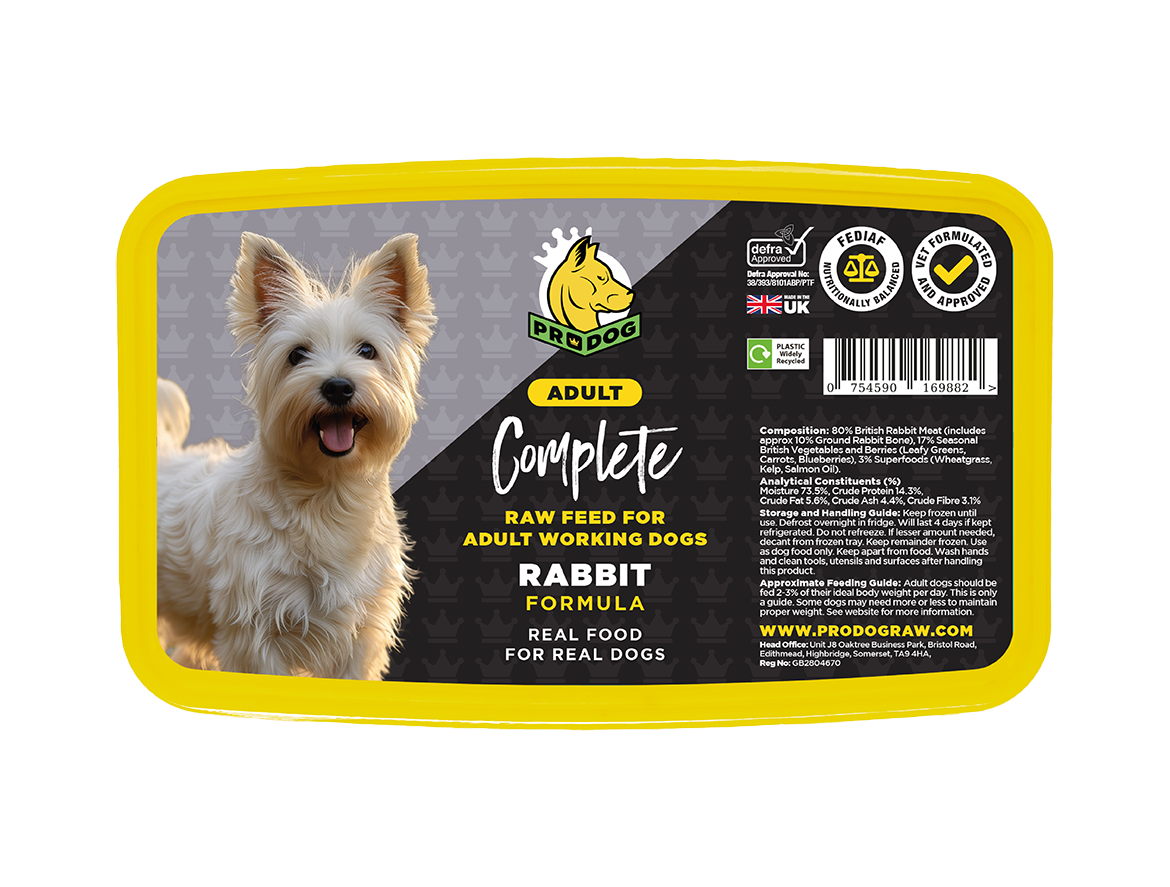 Complete - Rabbit ProDog Raw Dog Food 1KG