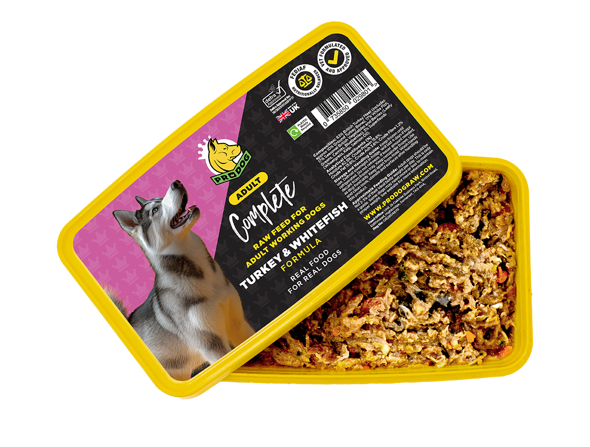 Complete - Turkey & White Fish ProDog Raw Dog Food 1KG