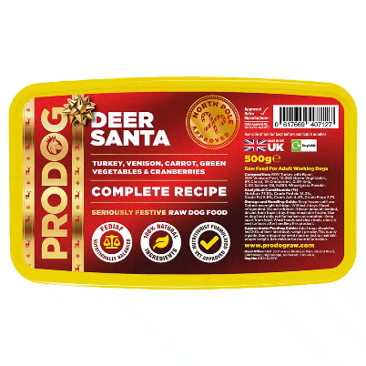 ProDog Deer Santa Turkey & Venison Dog Food Meal