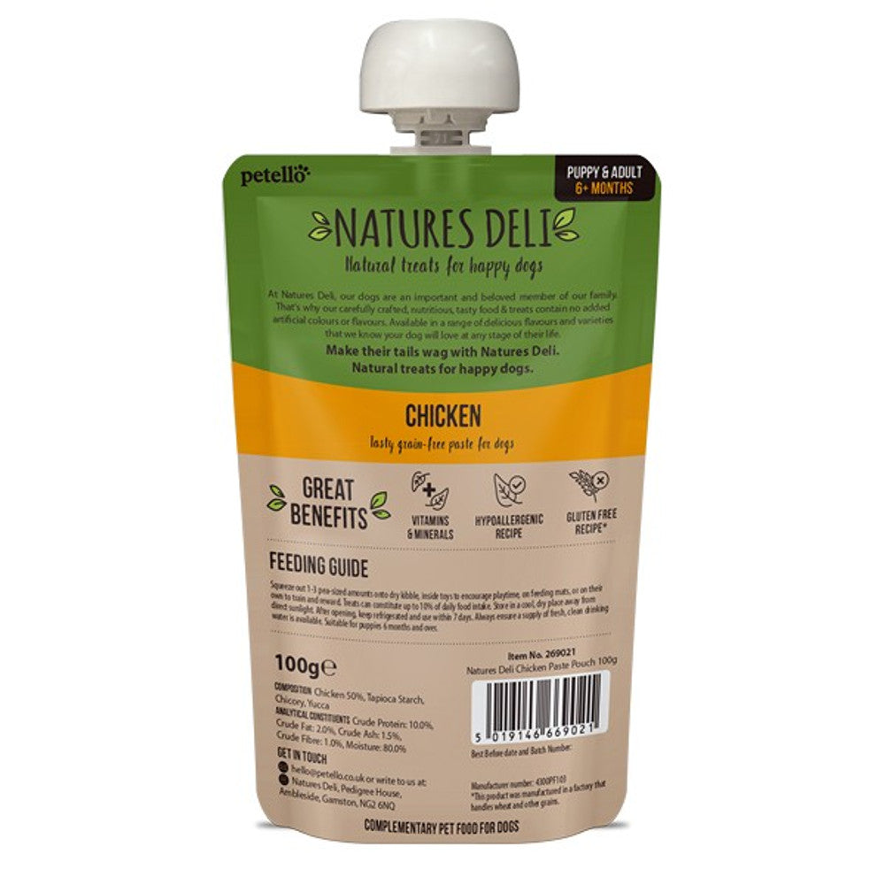 Natures Deli Paste Pouches 100G