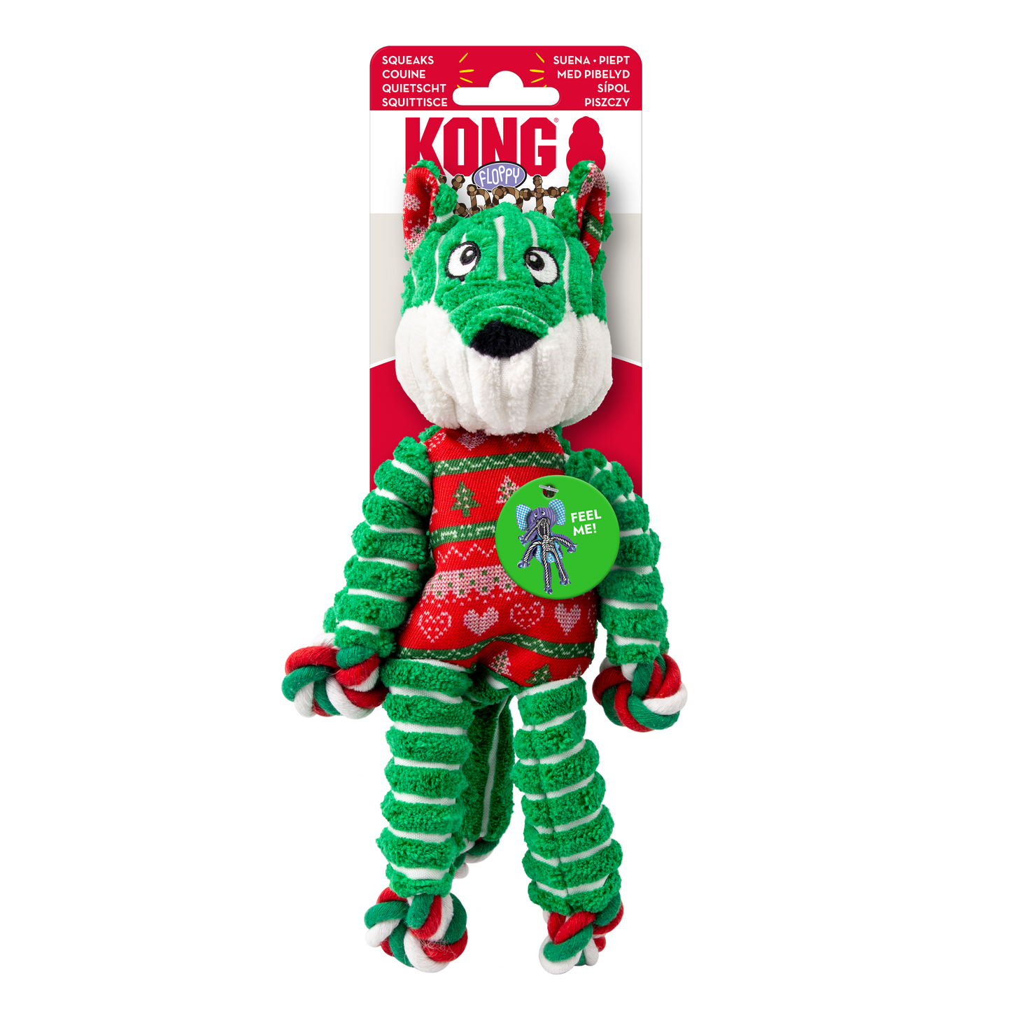 KONG - Holiday Floppy Knots Fox