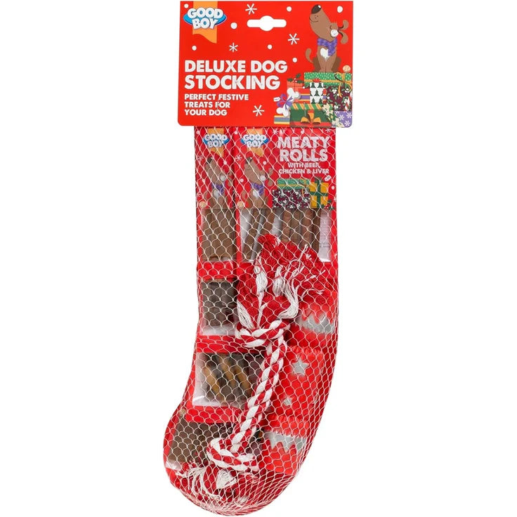 Good Boy Dog Treat Stocking