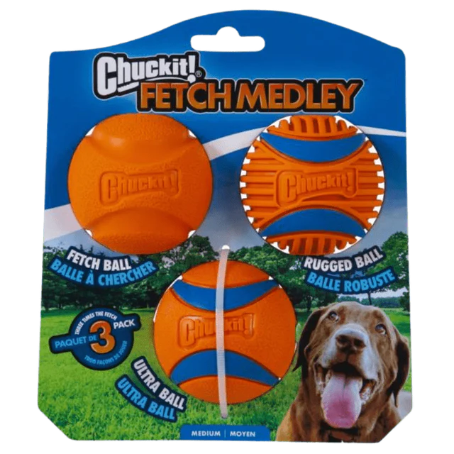 Chuckit Fetch Medley 3 pack