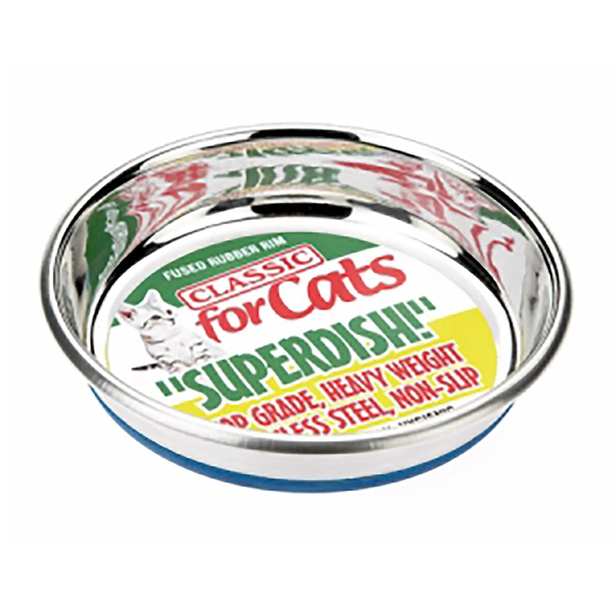 Classic Non Slip Stainless Steel Small Super Dish