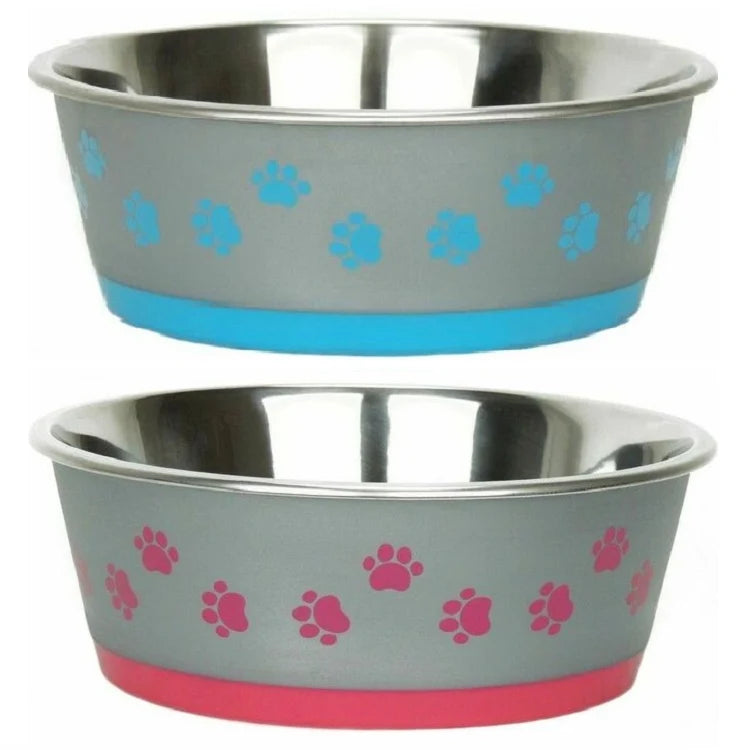 Classic Hybrid Non Slip Stainless Steel Small Dish Blue
