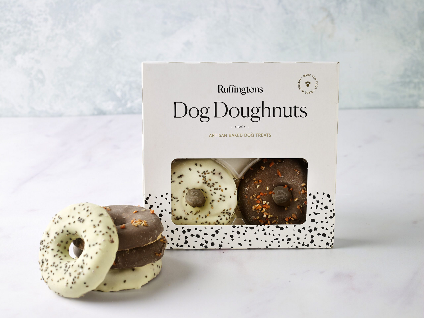 Ruffingtons Dog Doughnuts 4Pk