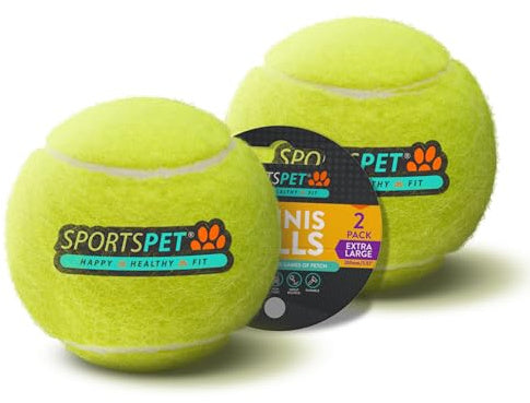 Sportspet XL Tennis Balls 2 pack