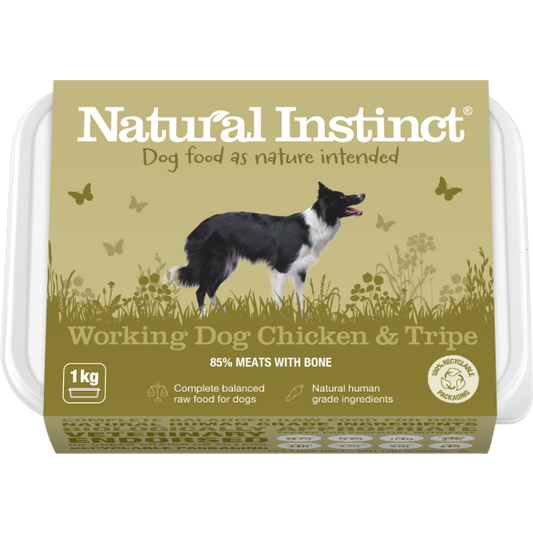Natural Instinct - Working Dog Chicken & Tripe - Adult - 1kg