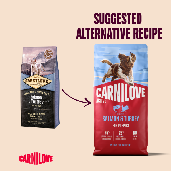 Carnilove Active Salmon & Turkey for Puppies 1.5kg