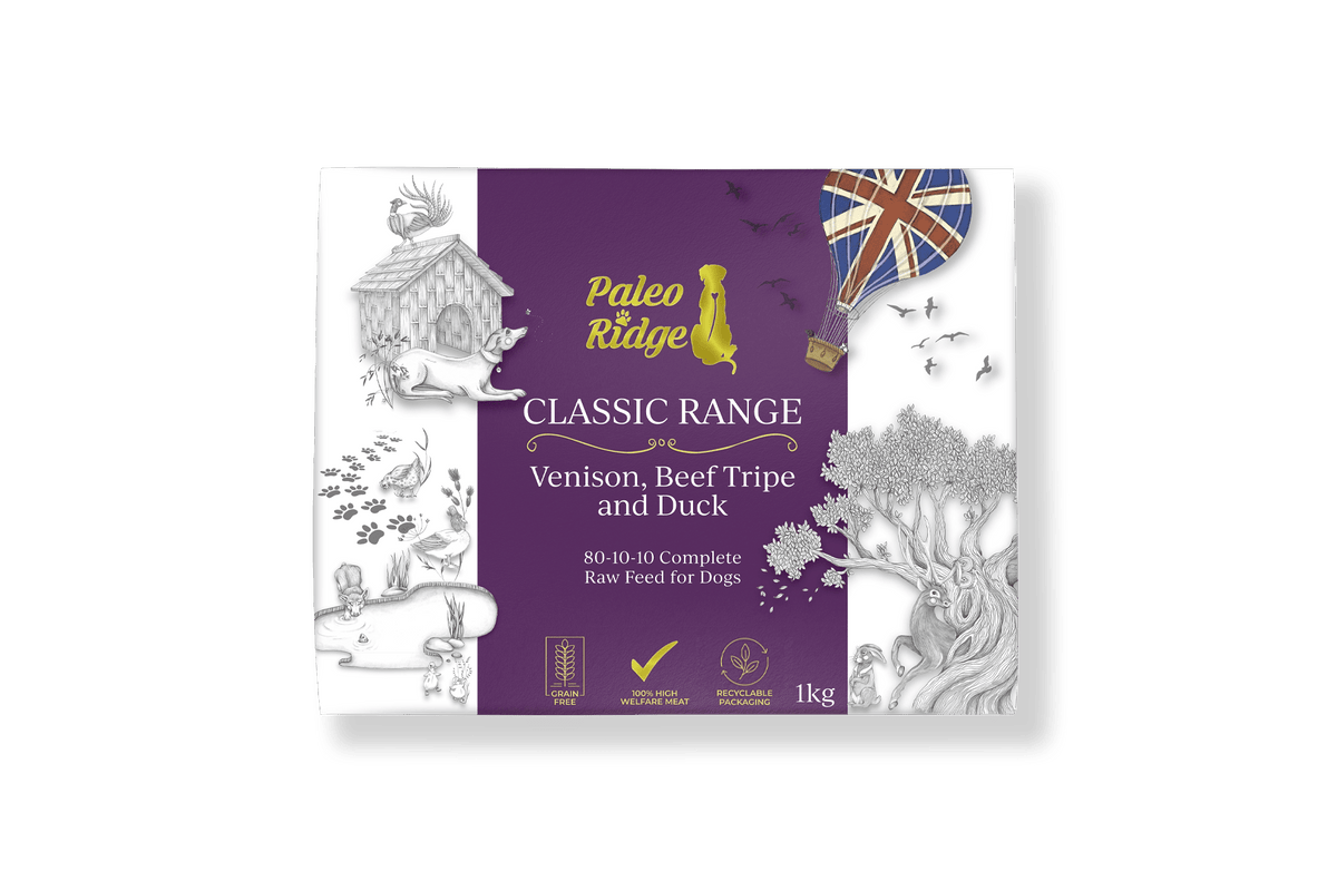 Paleo Ridge Classic Venison, Beef Tripe & Duck 1kg