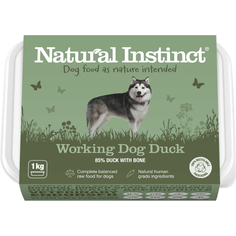 Natural Instinct - Working Dog Duck - 1kg