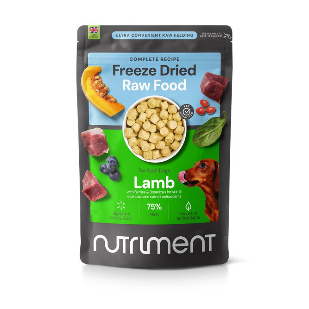 Nutriment Freeze Dried Lamb Complete Dog Food 225g