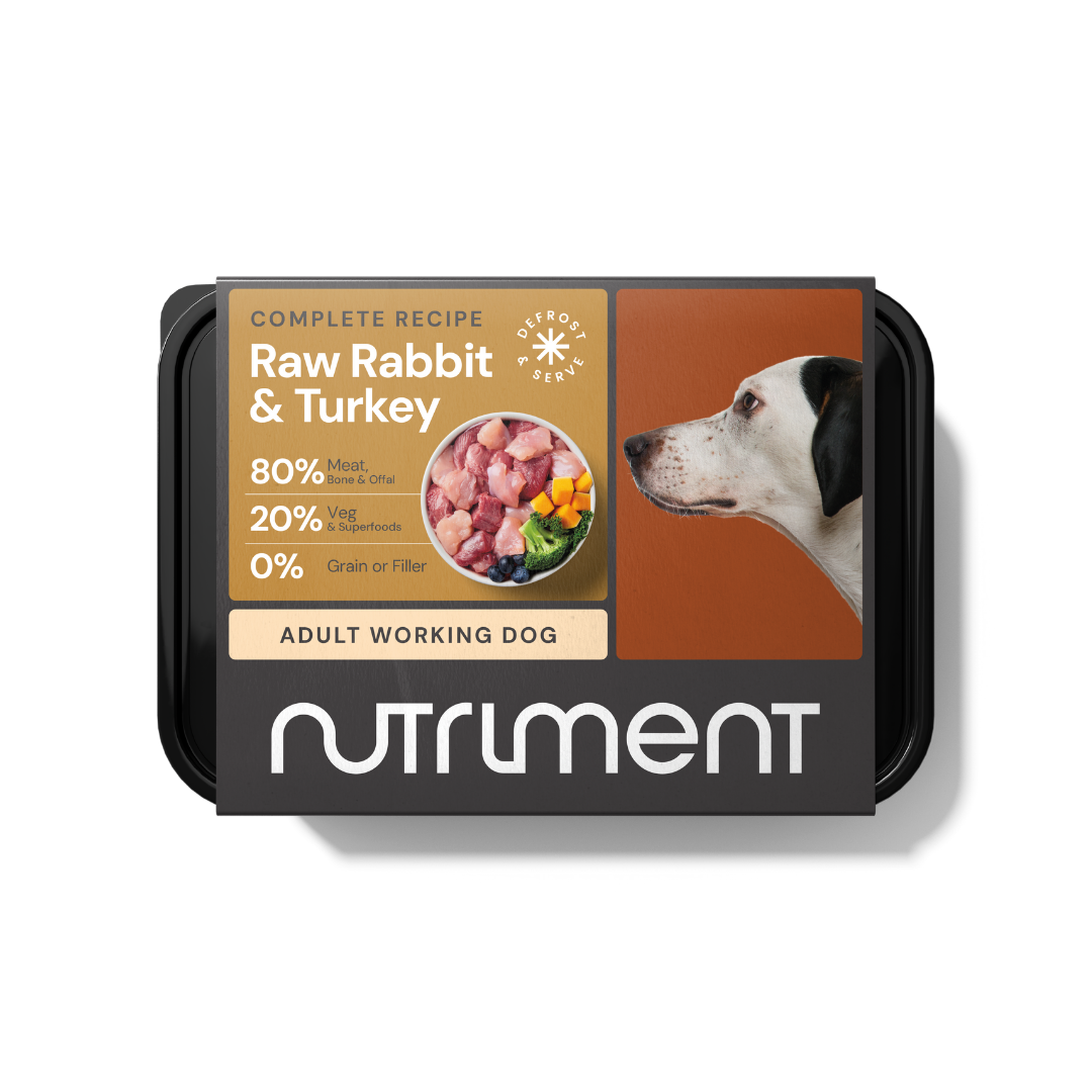 Nutriment Raw Rabbit & Turkey 500g — current packaging