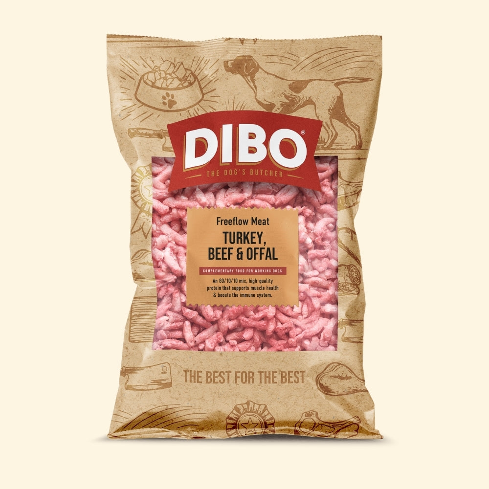 DIBO - Turkey, Beef and Offal Freeflow - 1kg