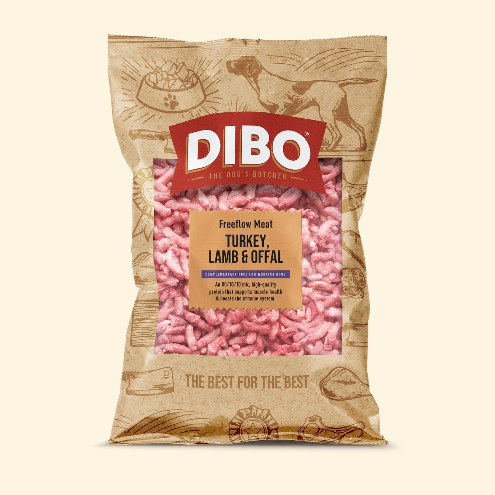 DIBO - Turkey, Lamb and Offal Freeflow - 1kg