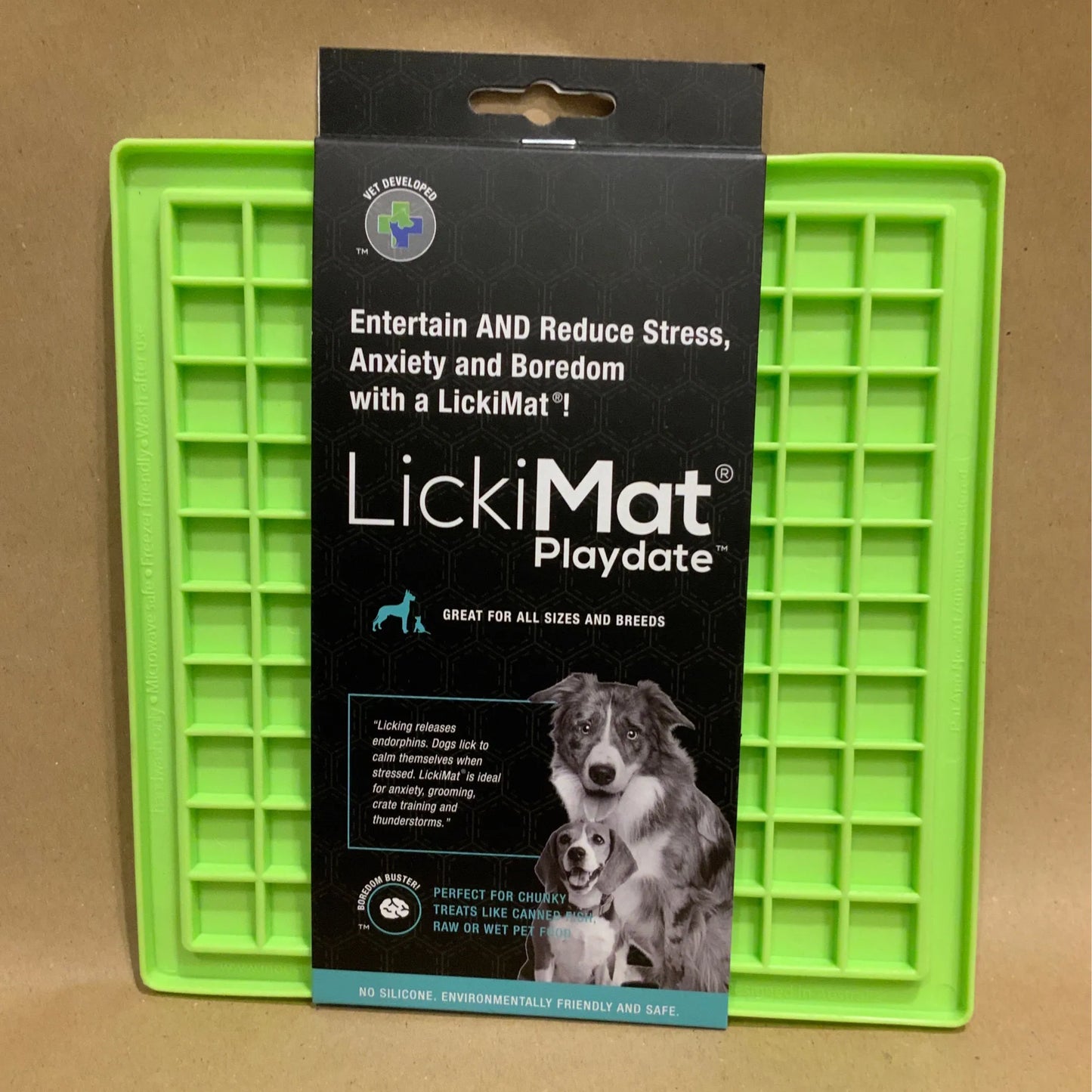LickiMat Playdate Green
