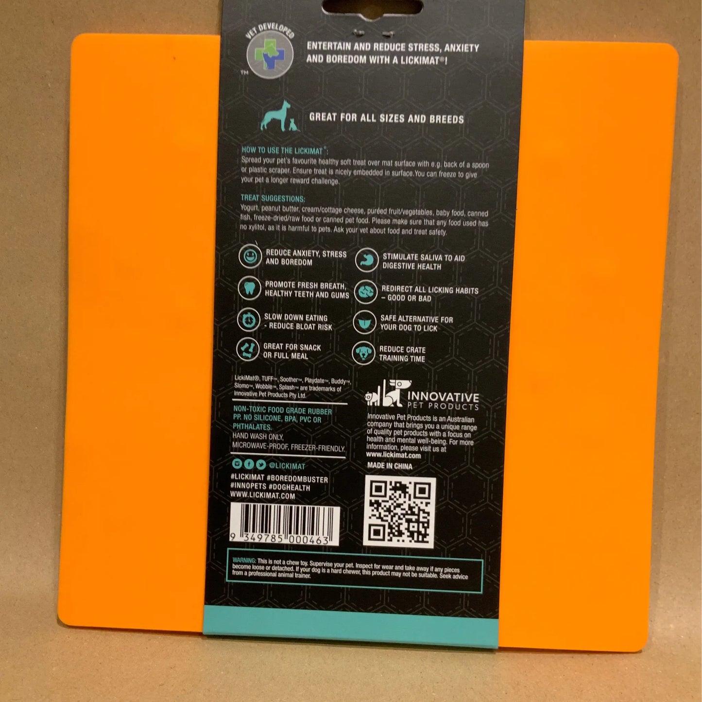 Lickimat Playdate Orange