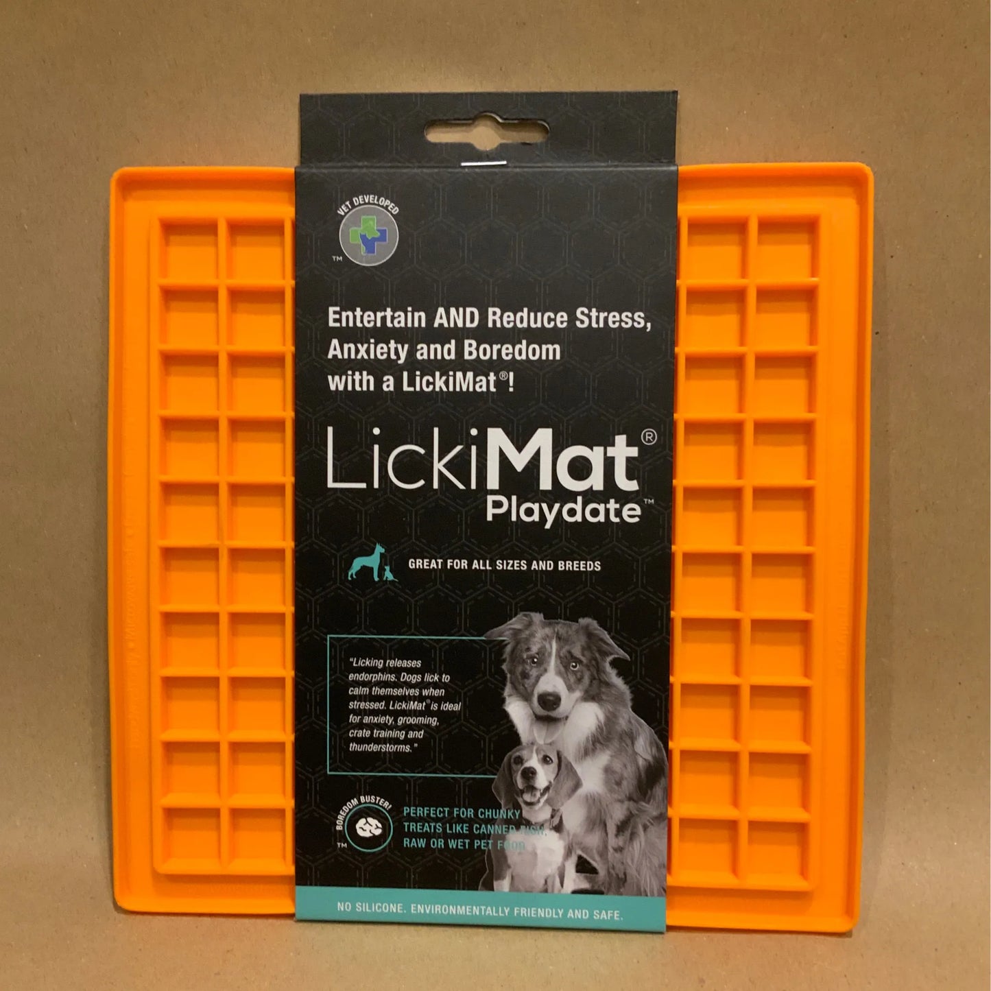 Lickimat Playdate Orange