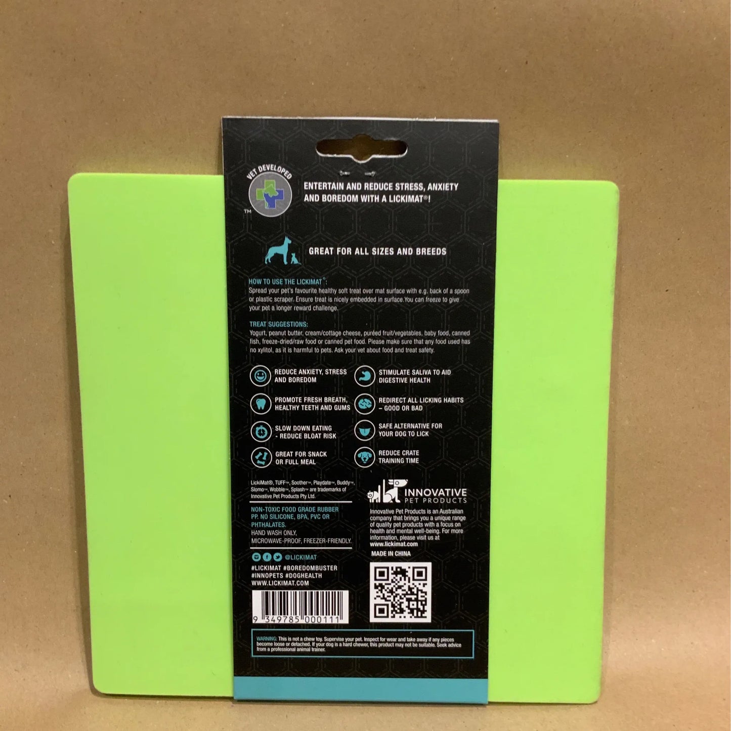 LickiMat Playdate Green