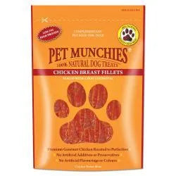 Pet Munchies Chicken Breast Fillets - 100G