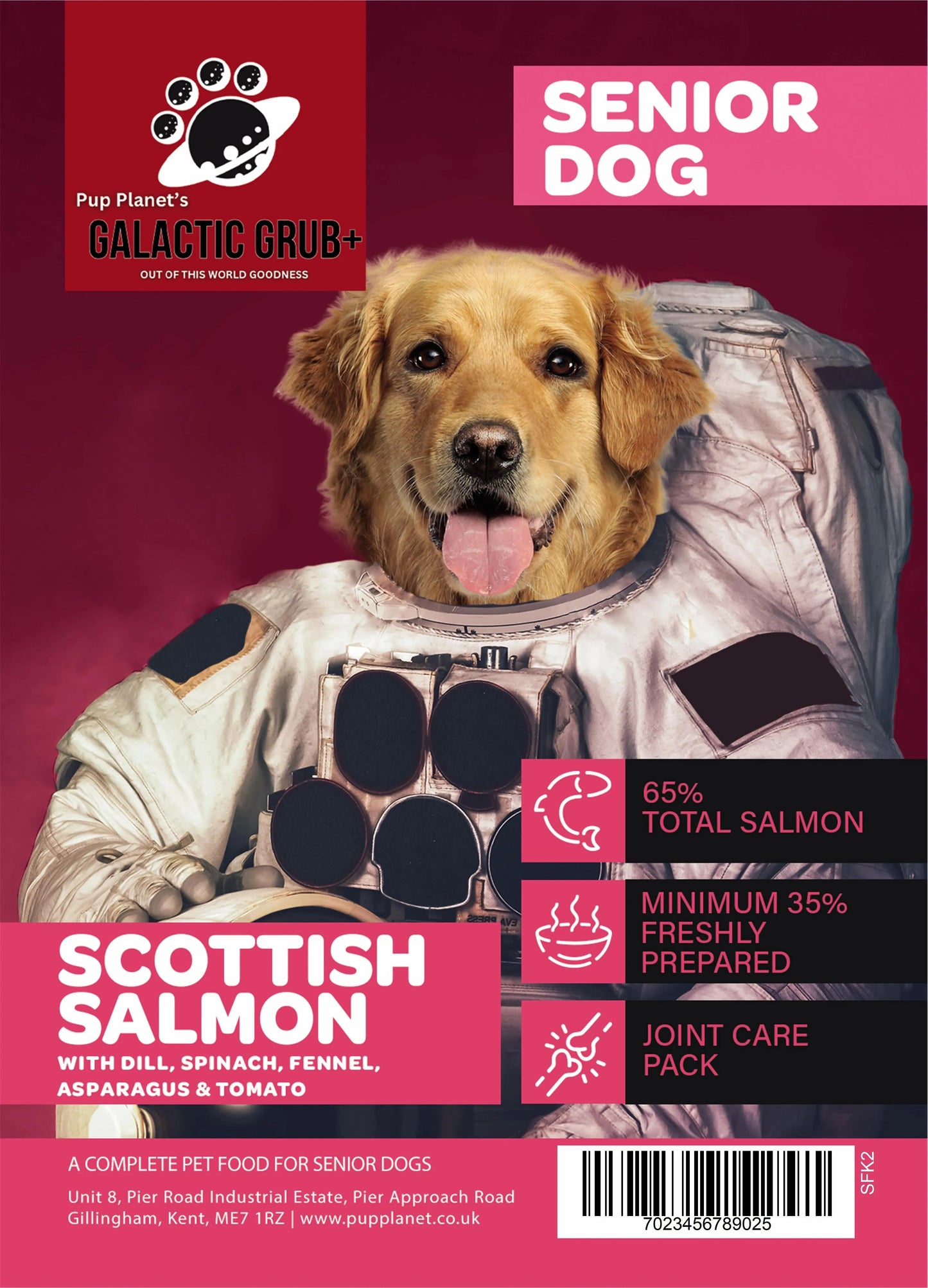 SUPERFOOD RANGE - Galactic Grub+ Salmon (Years 7+) with SUPERFOOD