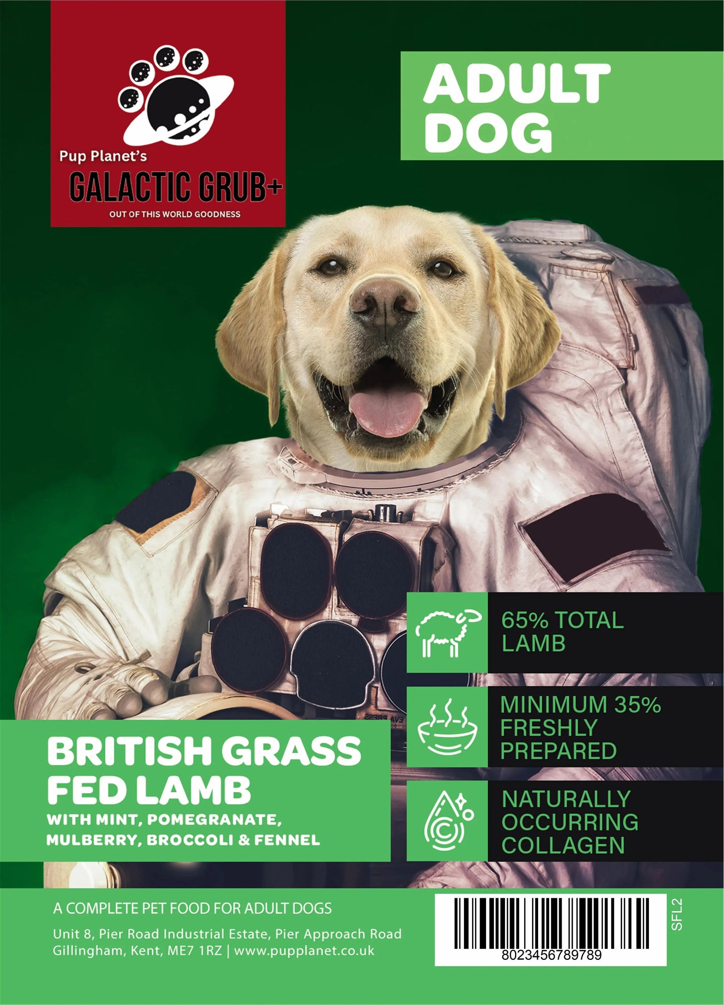SUPERFOOD RANGE - Galactic Grub+ Lamb (Years 1-6) with SUPERFOOD
