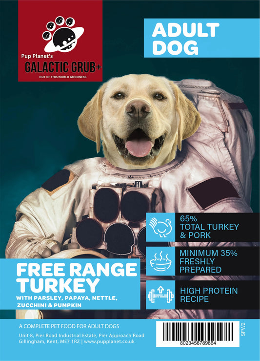 SUPERFOOD RANGE - Galactic Grub+ Turkey (Years 1-6) with SUPERFOOD