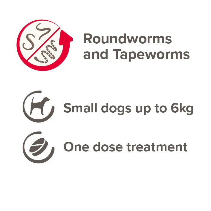 Beaphar WORMclear Dog (Up to 6kg)