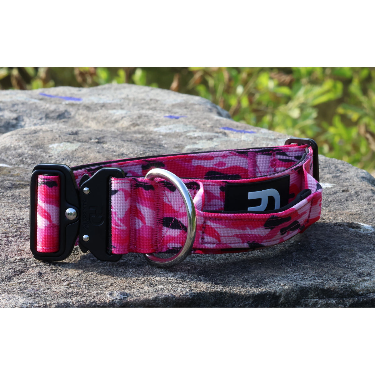 5cm Tactical Collar Pink Camo
