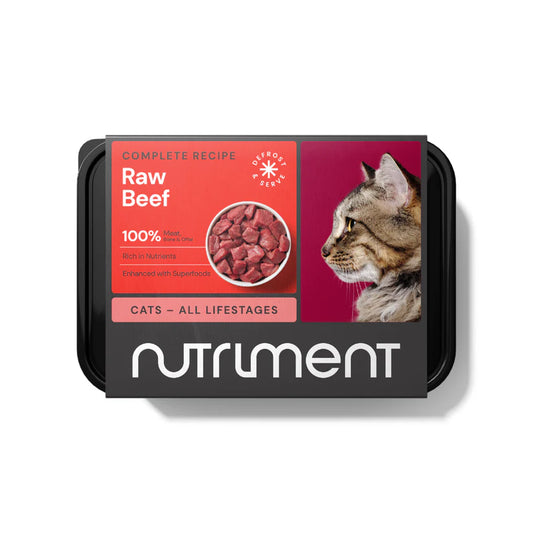 Nutriment Beef Formula Adult Cat Raw Food 500g