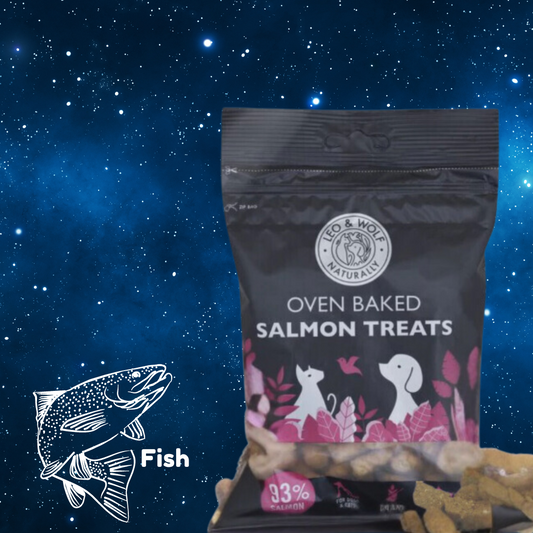 Leo & Wolf Oven Baked Salmon Treats 100G