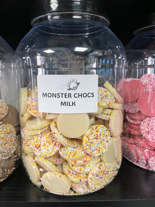 Monster Choc Discs (Milk) - 100G