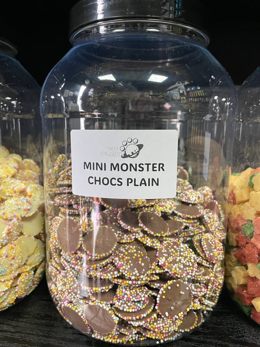 Mini Monster Choc (plain) - 100G