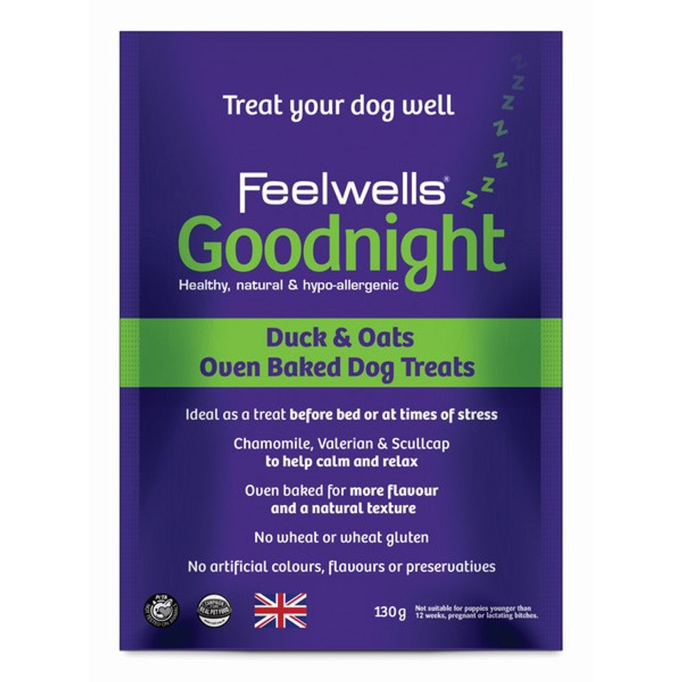 Feelwells Benefits Goodnight Duck& Oats Treats 130g